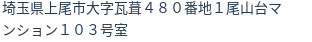 住所（登記所在地）