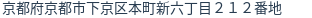 住所(登記所在地)
