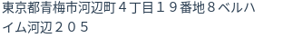 住所（登記所在地）