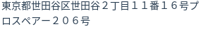 住所(登記所在地)