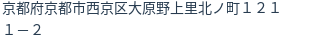 住所(登記所在地)