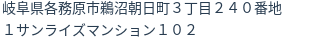 住所(登記所在地)