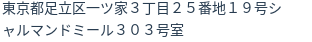住所(登記所在地)