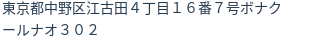 住所（登記所在地）