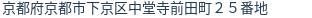 住所(登記所在地)