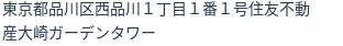住所(登記所在地)
