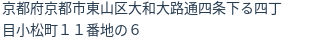 住所（登記所在地）