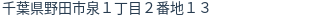 住所（登記所在地）