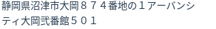 住所(登記所在地)