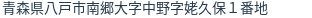 住所（登記所在地）