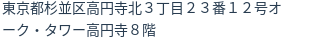 住所（登記所在地）