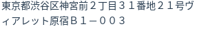 住所(登記所在地)