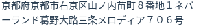 住所（登記所在地）