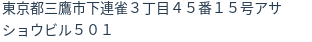 住所（登記所在地）