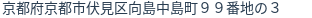 住所（登記所在地）