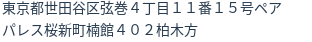 住所(登記所在地)
