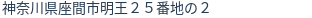 住所（登記所在地）
