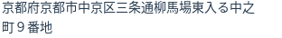 住所(登記所在地)