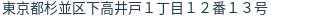 住所(登記所在地)