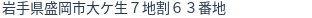 住所(登記所在地)