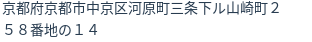 住所(登記所在地)