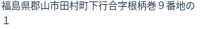 住所(登記所在地)