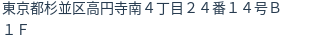 住所(登記所在地)