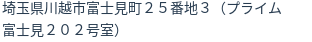 住所(登記所在地)