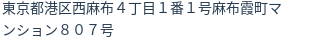 住所（登記所在地）