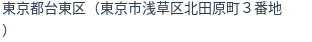 住所(登記所在地)