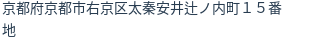 住所（登記所在地）