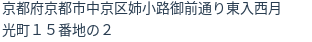 住所(登記所在地)