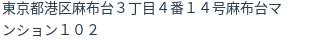 住所（登記所在地）