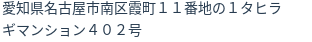 住所(登記所在地)