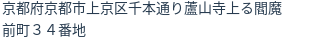 住所(登記所在地)