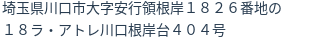 住所(登記所在地)