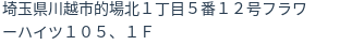 住所(登記所在地)