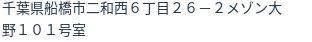 住所（登記所在地）