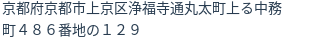 住所（登記所在地）