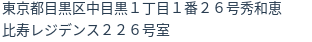 住所(登記所在地)