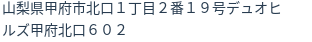 住所(登記所在地)
