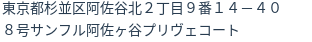 住所(登記所在地)