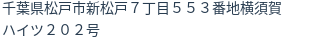 住所(登記所在地)