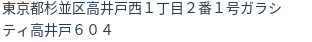 住所（登記所在地）