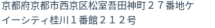 住所（登記所在地）
