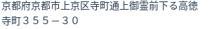 住所(登記所在地)