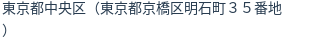 住所（登記所在地）