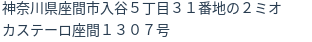 住所(登記所在地)