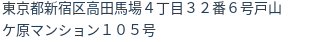 住所(登記所在地)