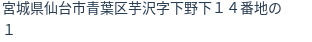住所（登記所在地）